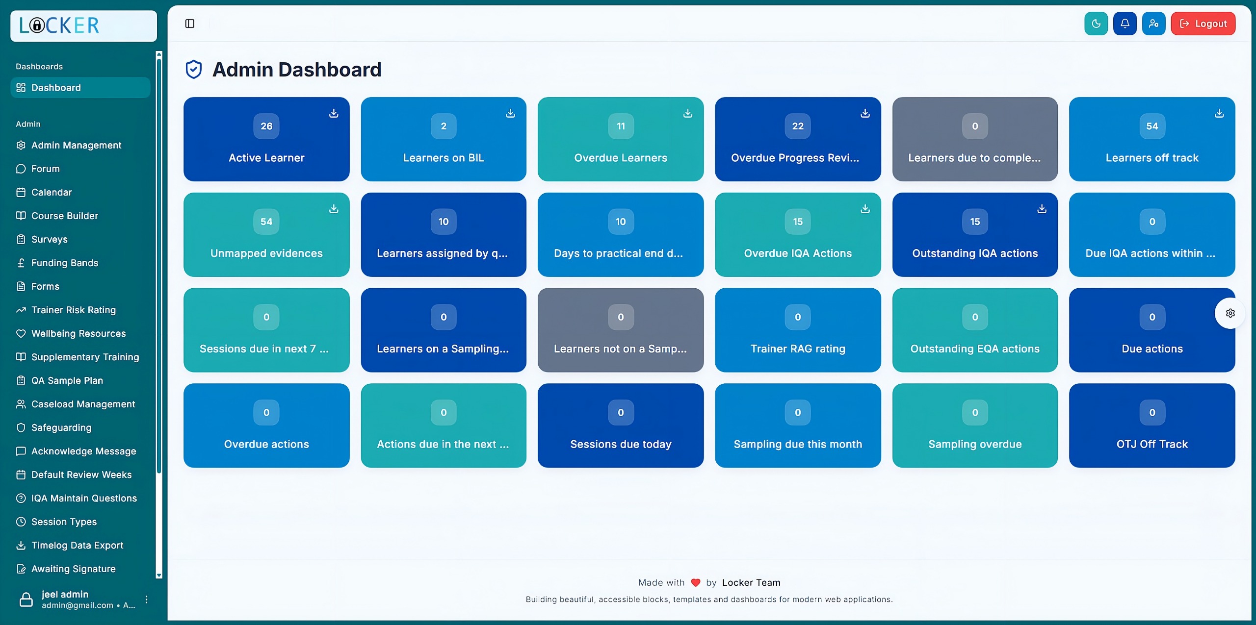 Admin Dashboard